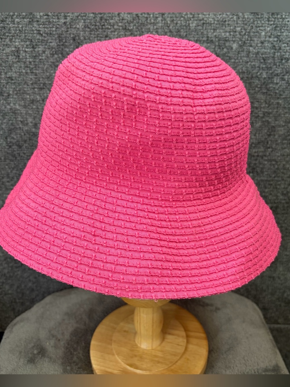 San Diego Hat Company Hot Pink Knit Bucket Hat - Picture 4 of 11
